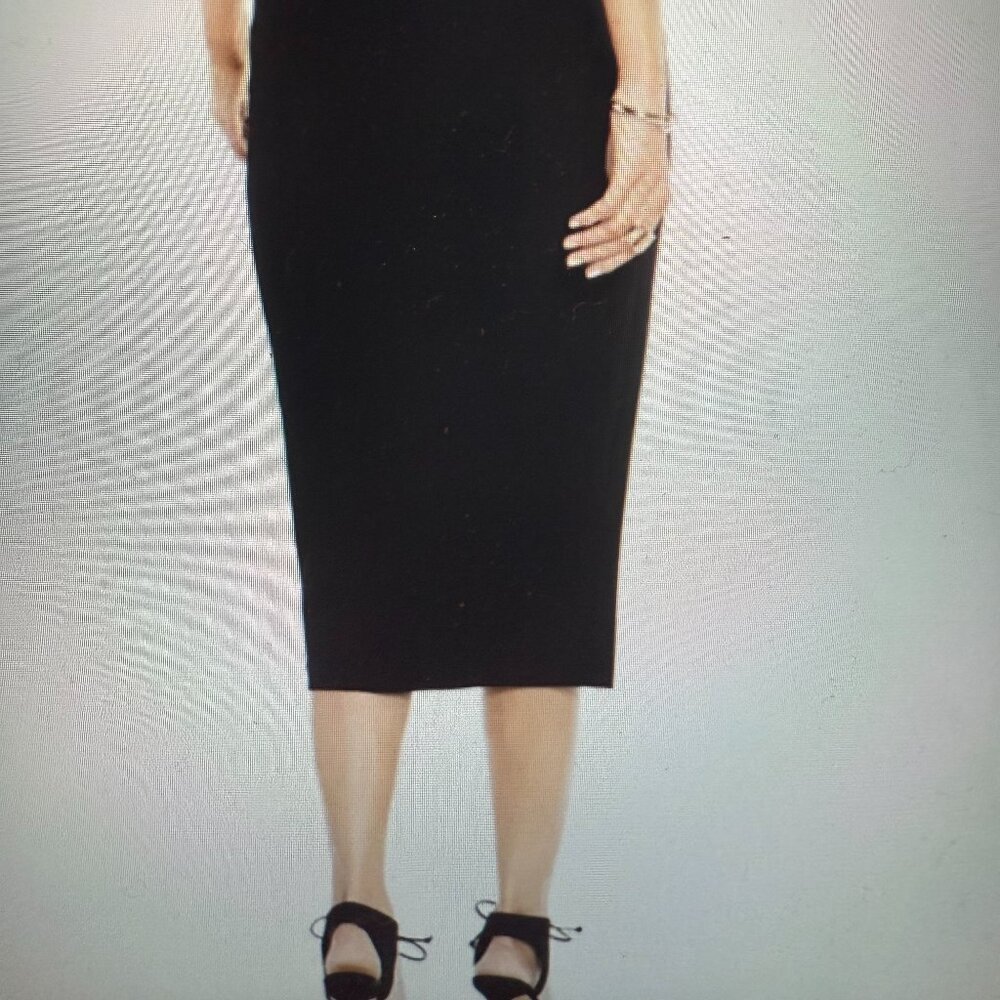 Vince Camuto Black Pencil Skrt